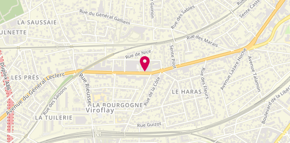 Plan de Caisse d'Epargne Viroflay, 78 avenue du Général-Leclerc, 78220 Viroflay