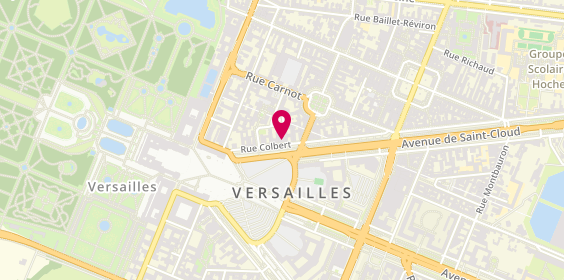 Plan de Banque Palatine - Versailles, 13 Rue Colbert, 78000 Versailles