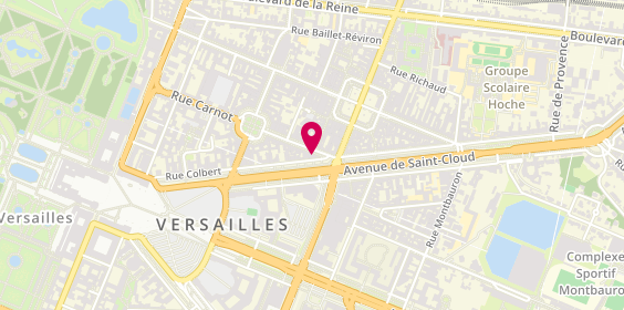 Plan de Milleis Banque Privée, 44 Rue Carnot, 78000 Versailles