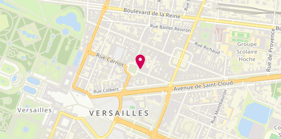Plan de Versailles Notre Dame, 15 Rue Carnot, 78000 Versailles