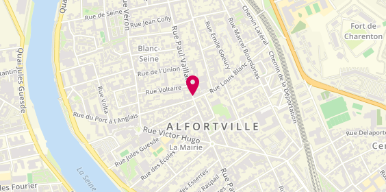 Plan de BNP Paribas - Alfortville Centre, 161 Rue Paul Vaillant Couturier, 94140 Alfortville