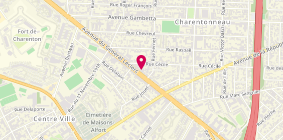 Plan de Interfimo, 185 avenue du Général-Leclerc, 94700 Maisons-Alfort