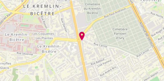 Plan de Crédit Mutuel, 93 avenue de Fontainebleau, 94270 Le Kremlin-Bicêtre