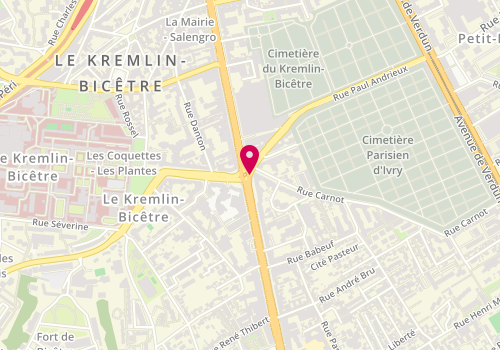 Plan de Crédit Mutuel, 93 Avenue Fontainebleau, 94270 Le Kremlin-Bicêtre