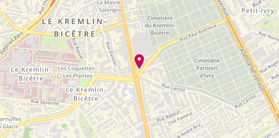 Plan de Banque Populaire Rives de Paris, 89 avenue de Fontainebleau, 94270 Le Kremlin-Bicêtre