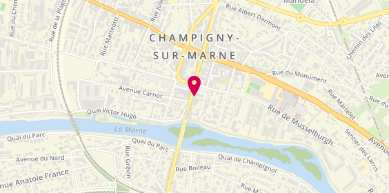 Plan de BNP Paribas - Champigny Sur Marne, place Lénine, 94500 Champigny-sur-Marne