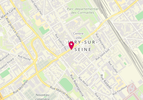 Plan de LCL Banque et assurance, 95 avenue Georges Gosnat, 94200 Ivry-sur-Seine