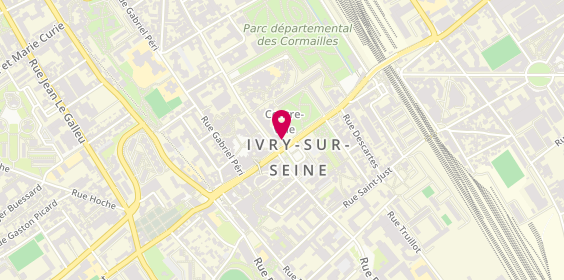 Plan de BNP Paribas - Ivry Sur Seine, 76 avenue Georges Gosnat, 94200 Ivry-sur-Seine