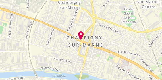 Plan de Champigny Sur Marne, 1 Rue Dupertuis, 94500 Champigny-sur-Marne