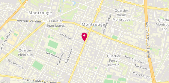 Plan de Bnpparibas, 110 avenue de la République, 92120 Montrouge