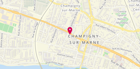 Plan de LCL Banque et assurance, 68 Rue Jean Jaurès, 94500 Champigny-sur-Marne