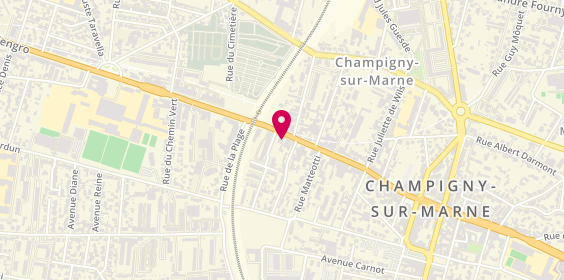 Plan de Caixa Geral de Depósitos, 20 Rue Jean Jaurès, 94500 Champigny-sur-Marne