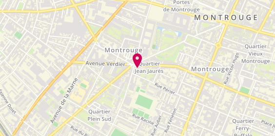 Plan de Sg, 24 Place Jean Jaures, 92120 Montrouge