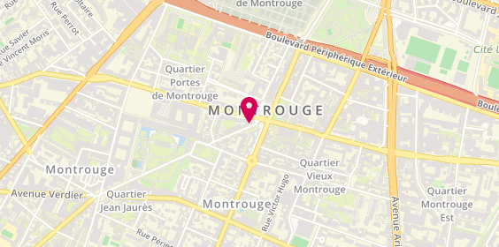Plan de LCL, 2 avenue Jean Jaurès, 92120 Montrouge