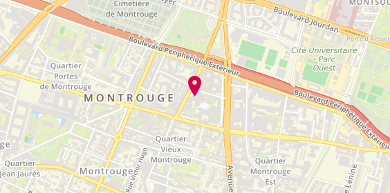Plan de Résidence étudiante Studélites le Gouverneur, 2 Rue Théophile Gautier, 92120 Montrouge