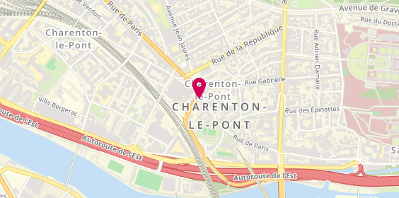 Plan de Bred Charenton Mairie, 67 Rue de Paris, 94220 Charenton-le-Pont