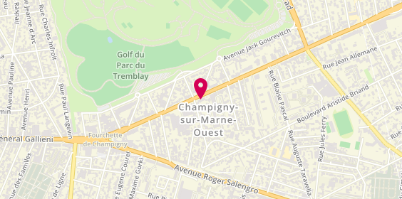 Plan de Caisse d'Epargne Neuilly-sur-Marne Centre, 58-60, Centre Commercial Les Berges de la Marne
Av. Du Général de Gaulle, 93330 Neuilly-sur-Marne