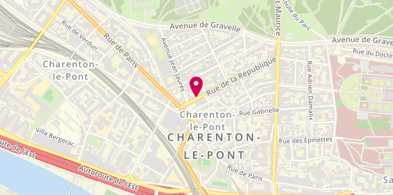 Plan de Union de Crédit Immobilie, 3 Rue République, 94220 Charenton-le-Pont