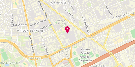 Plan de Sg, 13 place de Vénétie, 75013 Paris