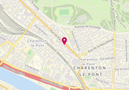 Plan de Cic Annexe, 99 Rue de Paris, 94220 Charenton-le-Pont