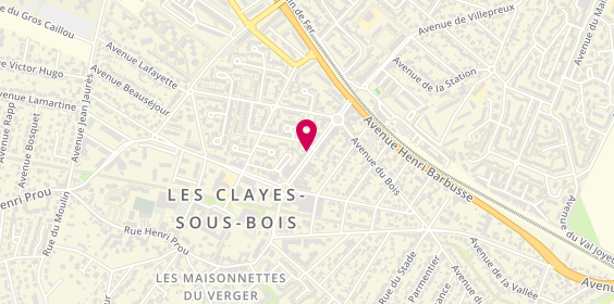 Plan de Banque Populaire Val de France, 7 Rue Maurice Jouet, 78340 Les Clayes-sous-Bois