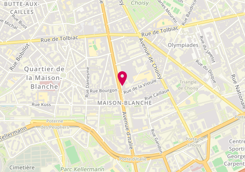 Plan de LCL Banque et Assurance, 101 Avenue Italie, 75013 Paris