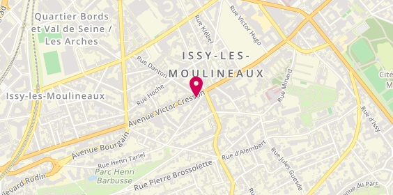 Plan de Banque Populaire Rives de Paris, 1 avenue Victor Cresson, 92130 Issy-les-Moulineaux