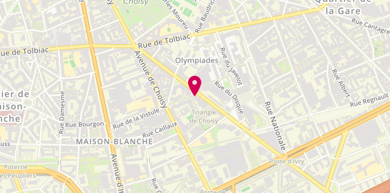 Plan de Caisse d'Epargne Paris Olympiades, 3 Rue des Frères d'Astier de la Vigerie, 75013 Paris