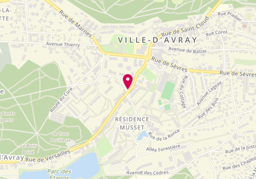 Plan de LCL Banque et assurance, 14 Rue de Versailles, 92410 Ville-d'Avray