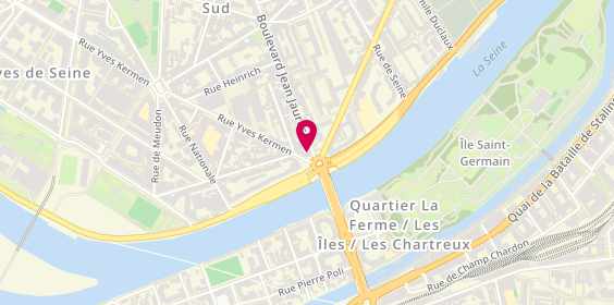 Plan de BRED-Banque Populaire, 284 Boulevard Jean Jaurès, 92100 Boulogne-Billancourt