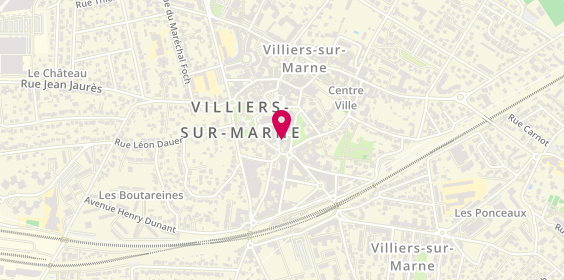Plan de Caisse d'Epargne Villiers-sur-Marne, 19 Rue Guillaume Budé, 94350 Villiers-sur-Marne