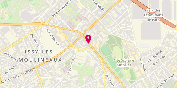 Plan de Caisse Locale de Credit Agricole Mutuel de Boulogne Saint-Cloud, 16 Boulevard Voltaire, 92130 Issy-les-Moulineaux