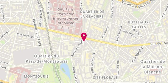 Plan de Banque Populaire Rives de Paris, 1 Rue de l'Amiral Mouchez, 75013 Paris