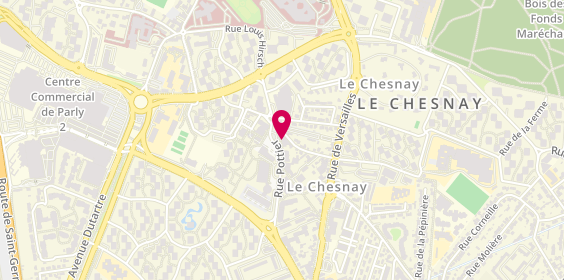 Plan de HSBC-Agence le Chesnay, 50 Rue Pottier, 78150 Le Chesnay-Rocquencourt