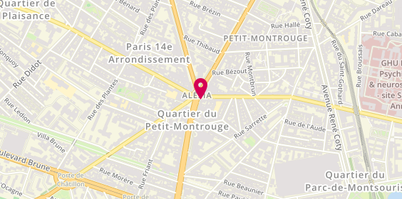 Plan de Crédit Agricole, 79 avenue du Général Leclerc, 75014 Paris