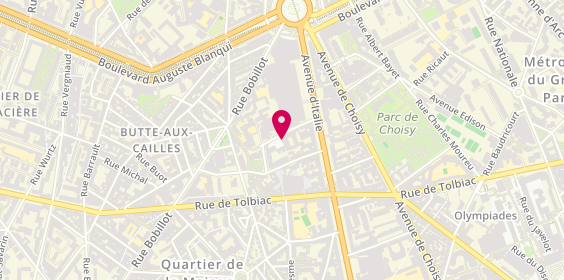 Plan de Banque Populaire Rives de Paris, 1 Place André Masson, 75013 Paris