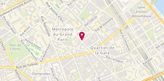 Plan de Crédit Agricole, 2 Rue Jeanne d'Arc, 75013 Paris