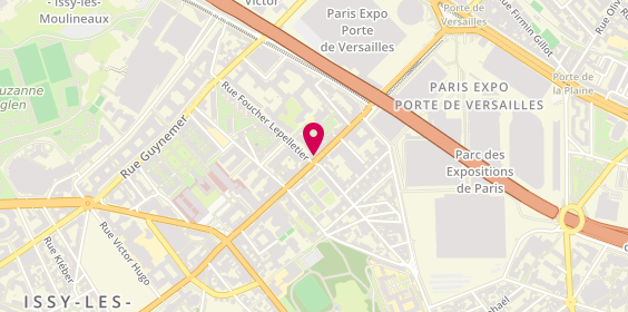 Plan de Issy Les Moulineaux Renan, 22 Rue Ernest Renan, 92130 Issy-les-Moulineaux