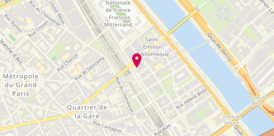 Plan de BPCE Achats, 110 avenue de France, 75013 Paris