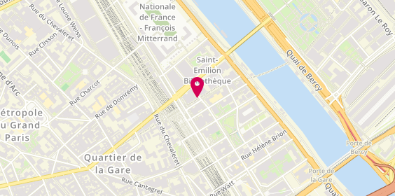 Plan de BNP Paribas - Paris Bibliotheque Nationale, 17 Rue Olivier Messiaen, 75013 Paris