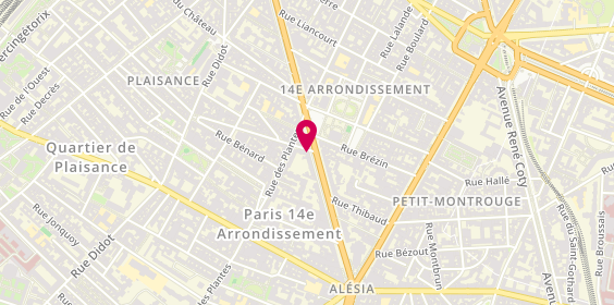Plan de Paris Maine, 188 avenue du Maine, 75014 Paris