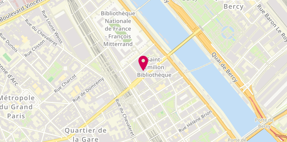 Plan de Caisse d'Epargne Paris Bibliotheque Nationale CAISSE EPARGNE PREVOYANCE IDF, 26 Rue Neuve Tolbiac, 75013 Paris