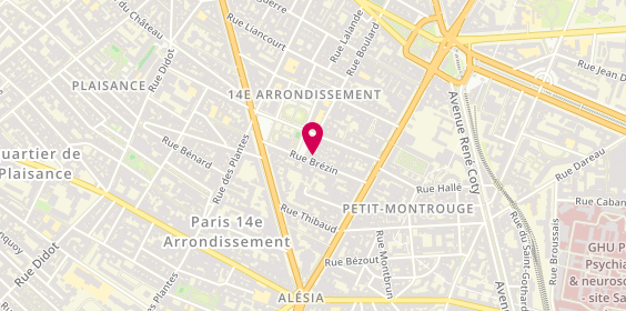 Plan de Caixa Geral de Depósitos, 28 Rue Brézin, 75014 Paris