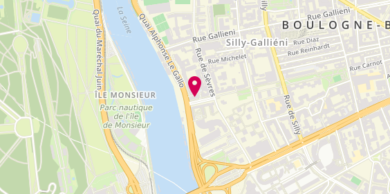 Plan de BRED-Banque Populaire, 18 Quai Alphonse le Gallo, 92100 Boulogne-Billancourt