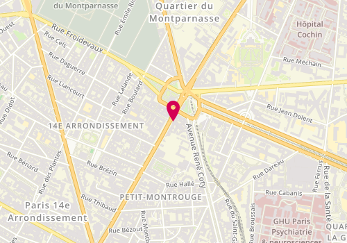 Plan de Sg, 5 avenue du Général Leclerc, 75014 Paris