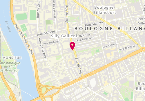 Plan de Société Générale, 130 Rue de Silly, 92100 Boulogne-Billancourt