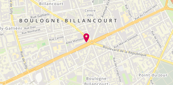 Plan de LCL Banque et assurance, 2 avenue du Général Leclerc, 92100 Boulogne-Billancourt