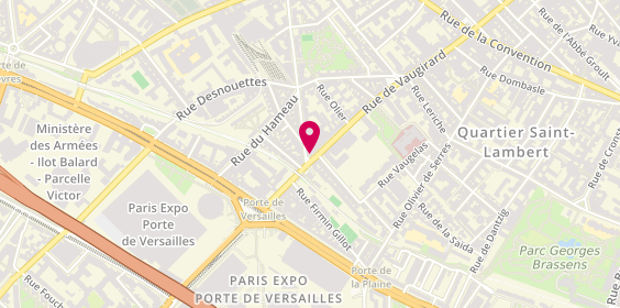 Plan de LCL Banque et assurance, 370 Rue de Vaugirard, 75015 Paris