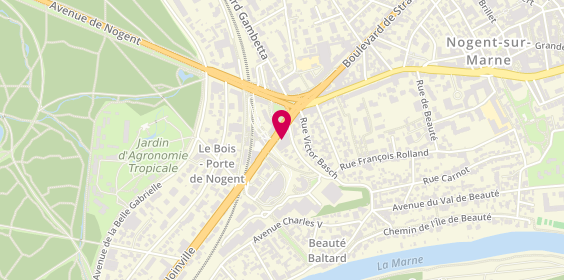 Plan de LCL Banque et assurance, 5 avenue de Joinville, 94130 Nogent-sur-Marne