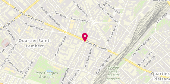 Plan de BNP Paribas, 26 Rue Vouillé, 75015 Paris